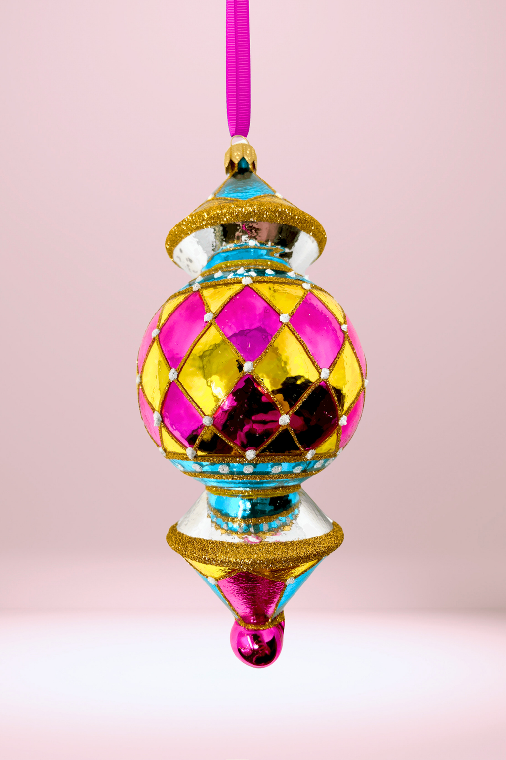 Honolulu Reflector Glass Ornament – Las Vegas Collection