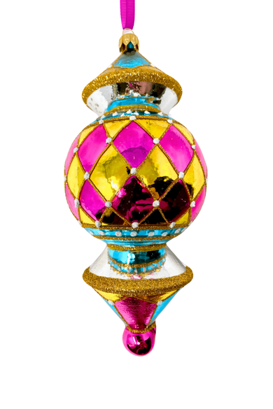 Honolulu Reflector Glass Ornament – Las Vegas Collection