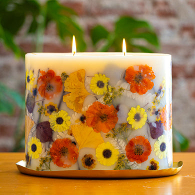 Centerpiece Botanical Candle – Honey Tobacco
