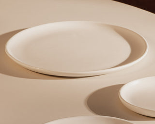 HAAND Hestia Dinner Coupe Plate – Handcrafted Porcelain Dinner Plate