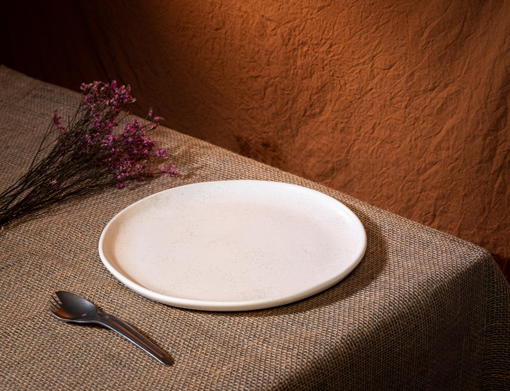 HAAND Hestia Dinner Coupe Plate – Handcrafted Porcelain Dinner Plate