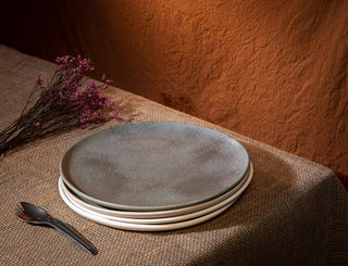 HAAND Hestia Dinner Coupe Plate – Handcrafted Porcelain Dinner Plate