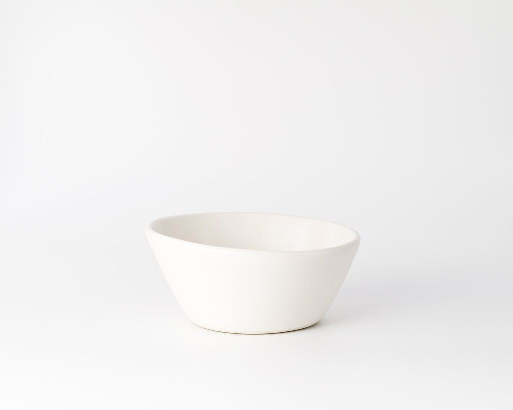 HAAND Skali Coupe 7-Piece Dinner Setting – Handcrafted Porcelain Dinnerware Set