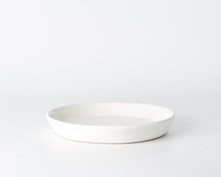 HAAND Skali Salad Coupe Plate – Handcrafted Porcelain Salad Plate
