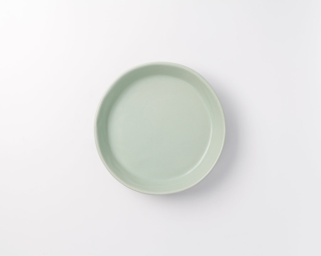 HAAND Skali Salad Coupe Plate – Handcrafted Porcelain Salad Plate