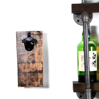 Recycled Wood Barrel Bar Accessories