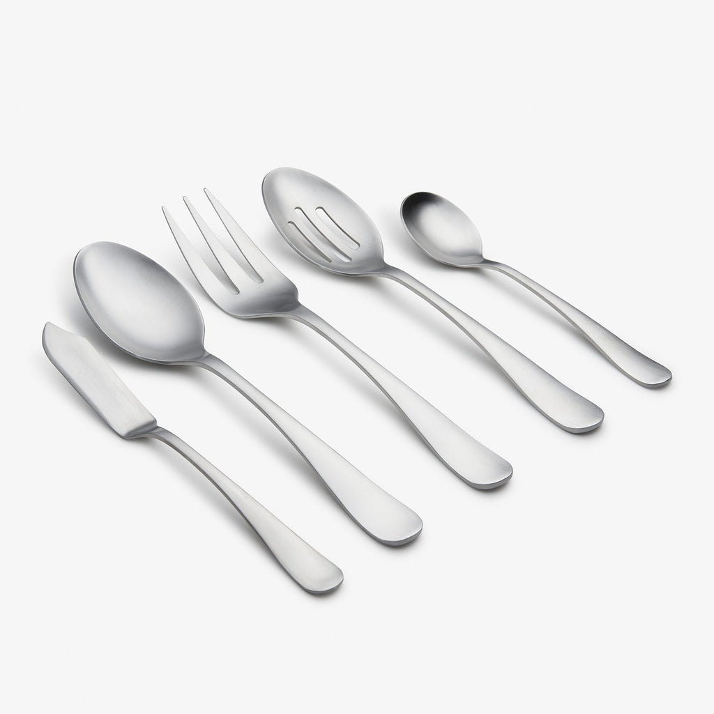 Cambridge Rhiannon Satin 45-Piece Flatware Set, 18/0 stainless steel (view 2)