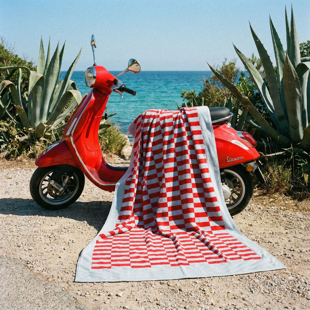 Pietra Checkered Australian Cotton Towels