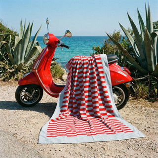 Pietra Checkered Australian Cotton Towels
