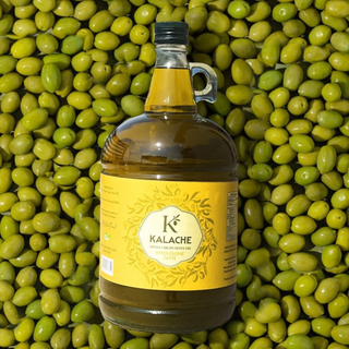 Premium Lebanese Extra Virgin Olive Oil from Koura – 2.85 Liters (96.4 fl oz)