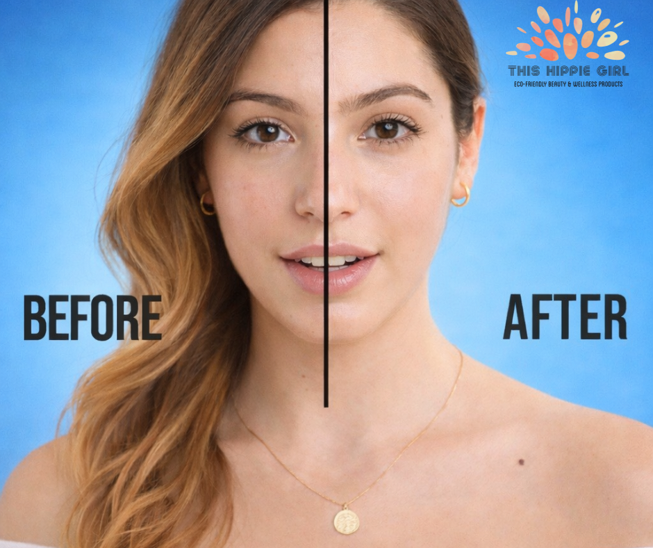 Opalite Gua Sha Mushrooms – Crystal Facial & Body Massage Set