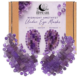 Amethyst Under Eye Mask – Cooling Crystal Eye Mask Set