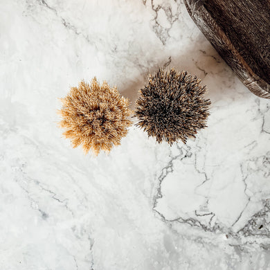 Natural Sisal Cleaning Brush – Beech Wood Eco-Friendly Kitchen Scrubber