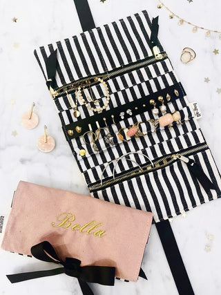 Jewelry Organizer, Travel Pouch – Bling Bling – Pink/Blush