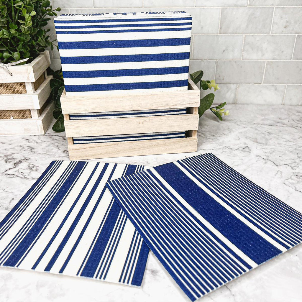 Yacht Club Biodegradable Kitchen Cloth – Nautical Eco-Friendly Cleaning Cloth
