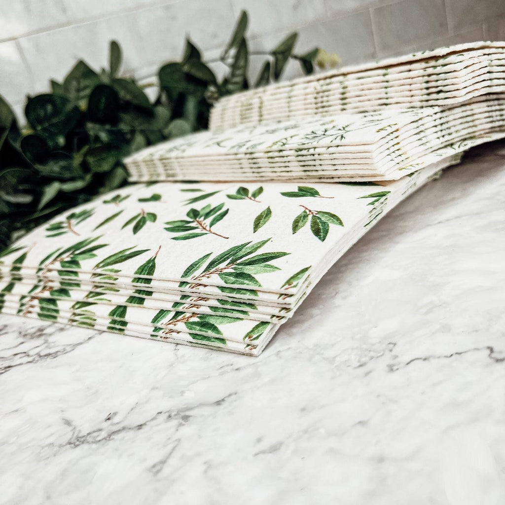 Herb Garden Biodegradable Kitchen Cloth – Eco-Friendly Multipurpose Cleaning Cloth