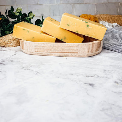 Grapefruit Tangerine Artisan Soap Bar – Bright Citrus Cold Process (4.5–4.8 oz)