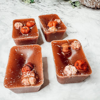 Natural XL Pumpkin Pecan Waffles Wax Melts – Handcrafted Bakery Fragrance (4 Cubes)
