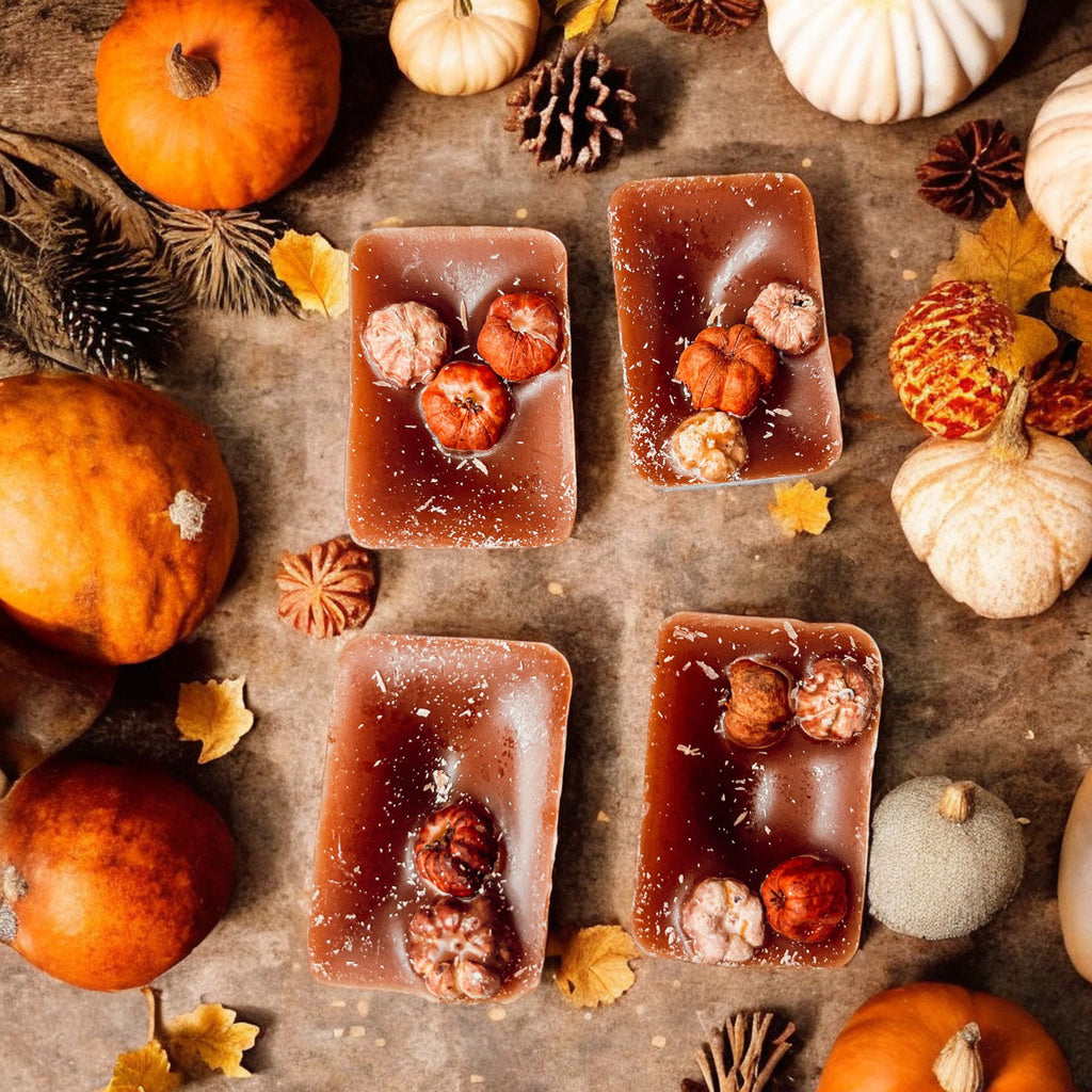 Natural XL Pumpkin Pecan Waffles Wax Melts – Handcrafted Bakery Fragrance (4 Cubes)