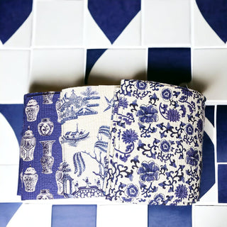 Chinoiserie Biodegradable Kitchen Cloth – Eco-Friendly Multipurpose Cleaning Cloth
