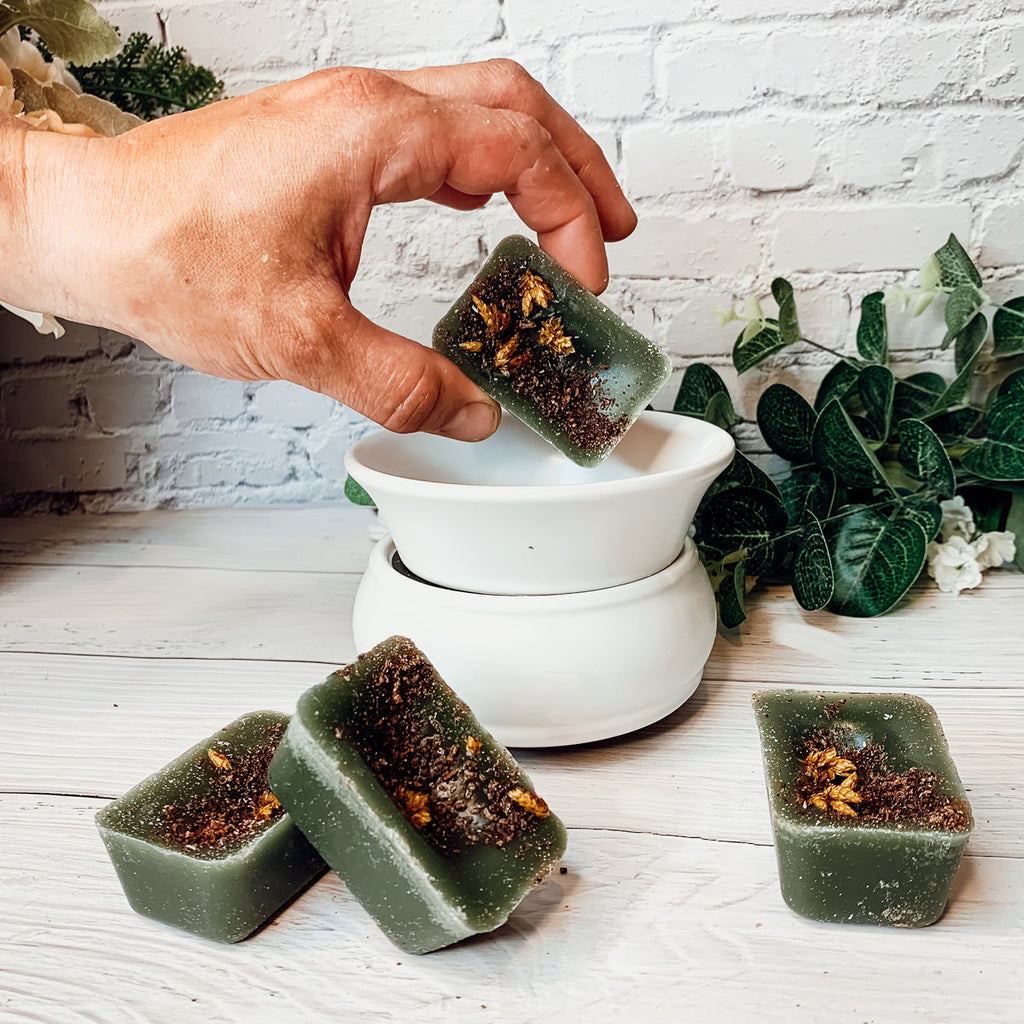 Natural XL Secret Garden Wax Melts – Fresh Citrus & Tropical Blend (4 Cubes)