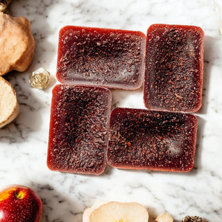 Natural XL Apple Bourbon Wax Melts – Winter Evening Collection (4 Cubes)