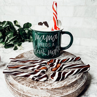Holiday Edible Sugar Spoons – Peppermint, Cinnamon or Hot Cocoa (Set of 6)