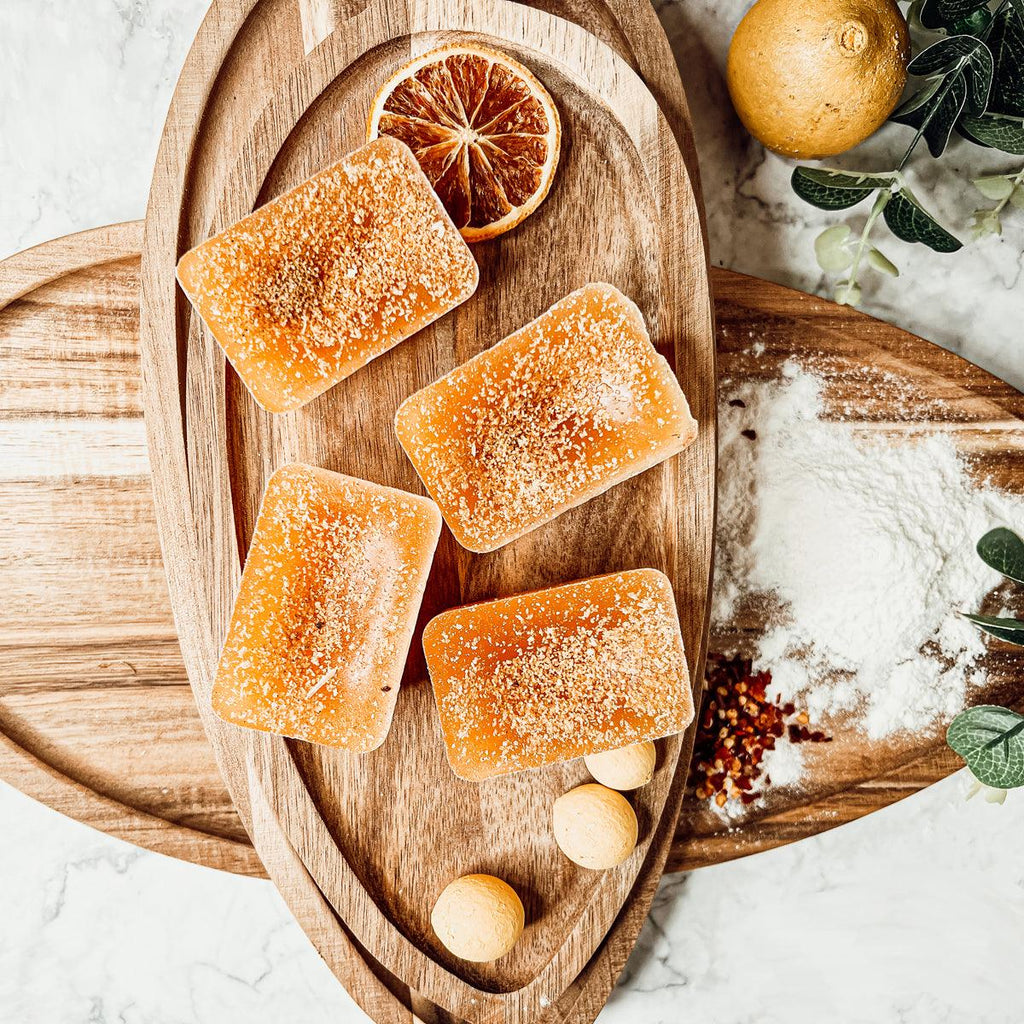 Natural XL Lemon Shortbread Wax Melts – Refresh Collection (4 Cubes)