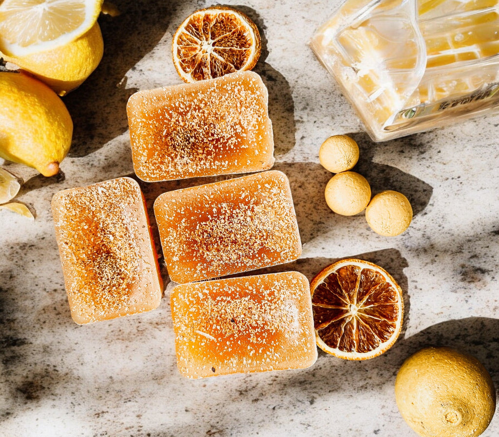 Natural XL Lemon Shortbread Wax Melts – Refresh Collection (4 Cubes)