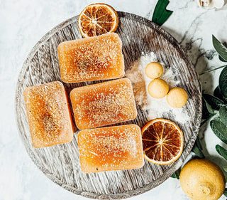 Natural XL Lemon Shortbread Wax Melts – Refresh Collection (4 Cubes)