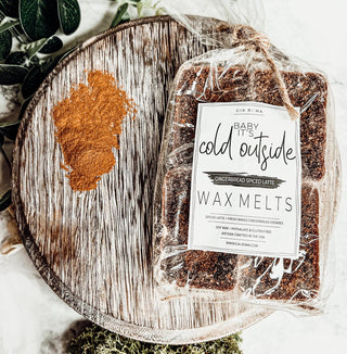 Natural XL Gingerbread Spiced Latte Wax Melts – Baby It’s Cold Collection (4 Cubes)