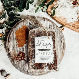 Natural XL Gingerbread Spiced Latte Wax Melts – Baby It’s Cold Collection (4 Cubes)