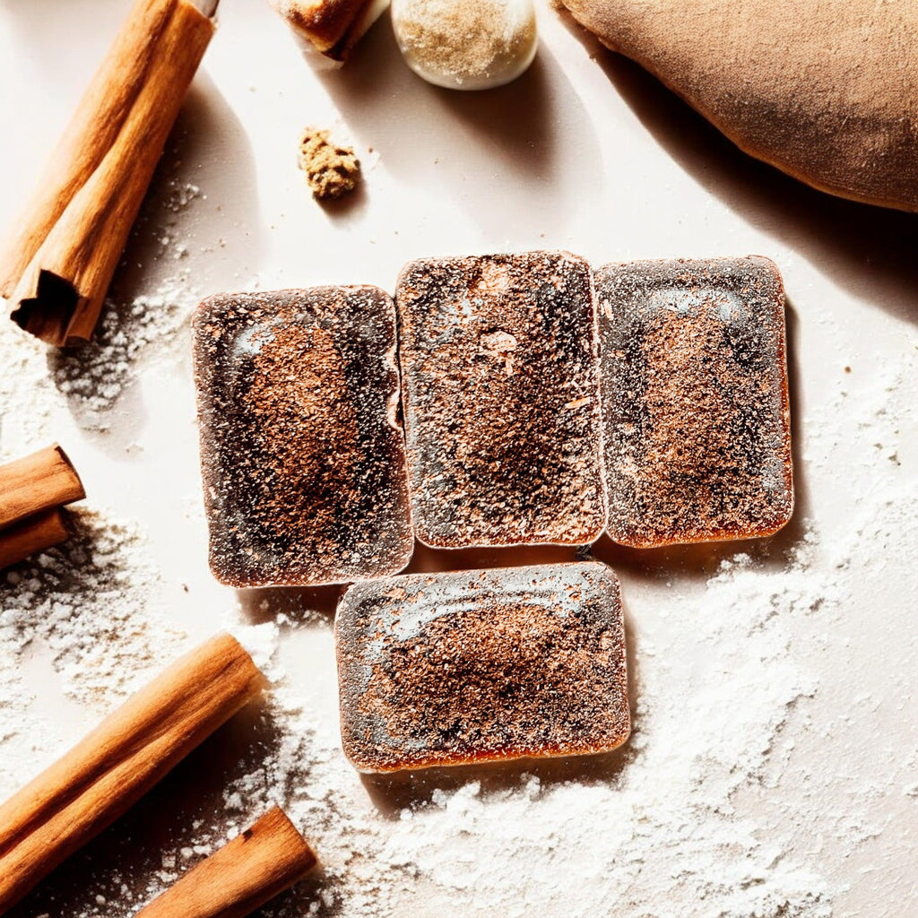 Natural XL Gingerbread Spiced Latte Wax Melts – Baby It’s Cold Collection (4 Cubes)