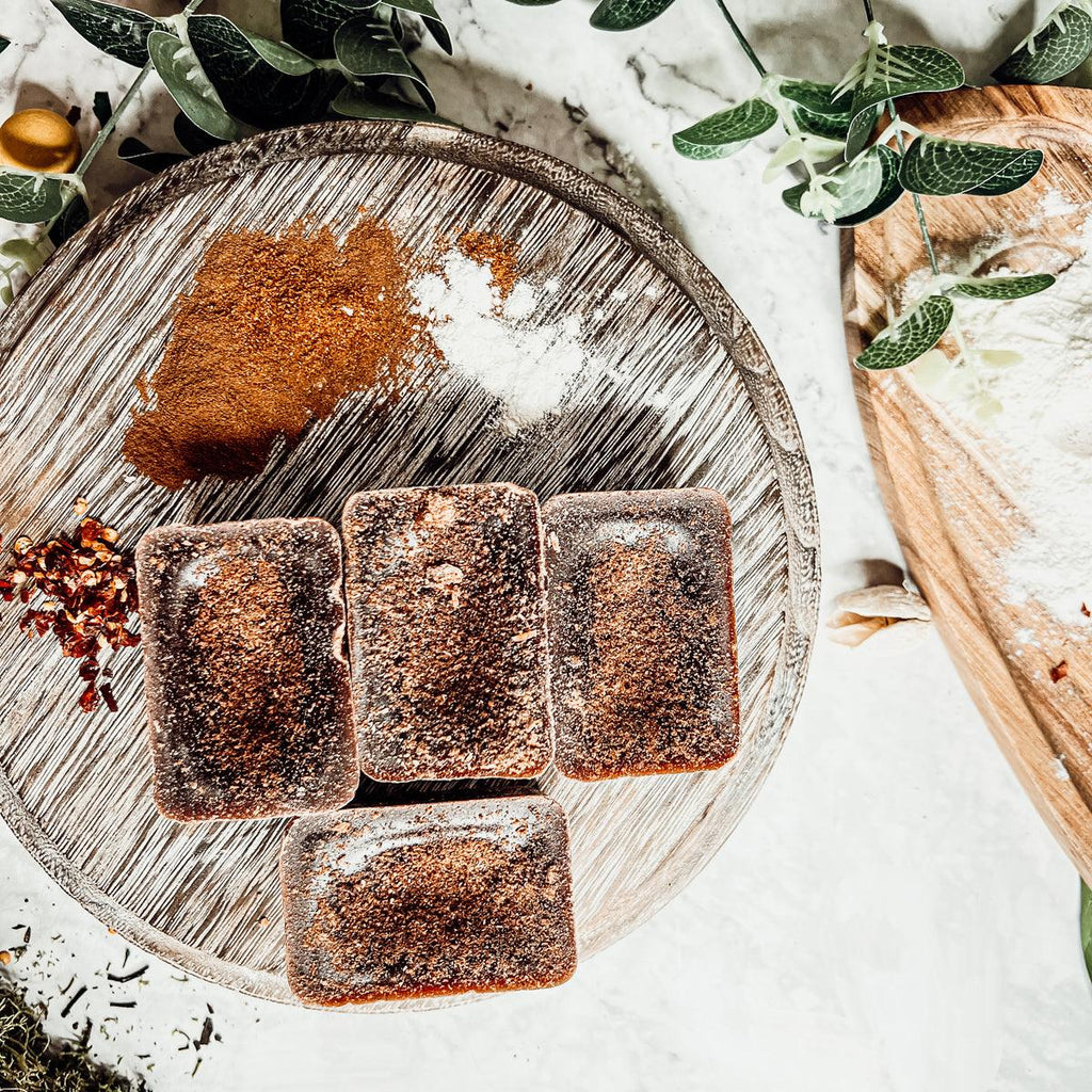 Natural XL Gingerbread Spiced Latte Wax Melts – Baby It’s Cold Collection (4 Cubes)