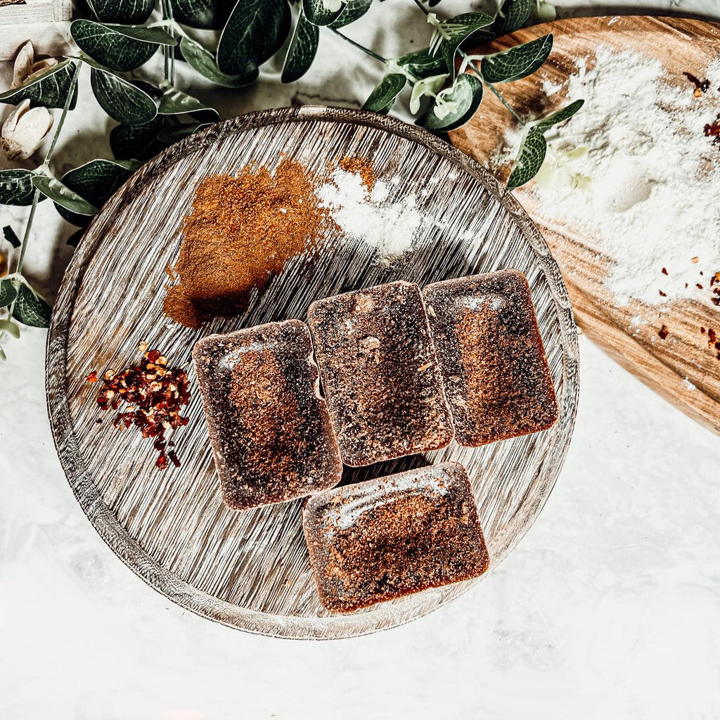 Natural XL Gingerbread Spiced Latte Wax Melts – Baby It’s Cold Collection (4 Cubes)
