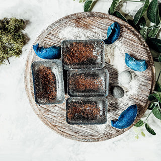Natural XL Blueberry Crumb Wax Melts – Farmhouse Bakery Fragrance (4 Cubes)