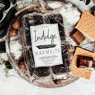 Natural XL Chocolate Biscotti Wax Melts – Rich Bakery Fragrance (4 Cubes)