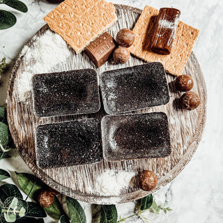Natural XL Chocolate Biscotti Wax Melts – Rich Bakery Fragrance (4 Cubes)