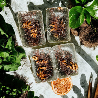 Natural XL Secret Garden Wax Melts – Fresh Citrus & Tropical Blend (4 Cubes)