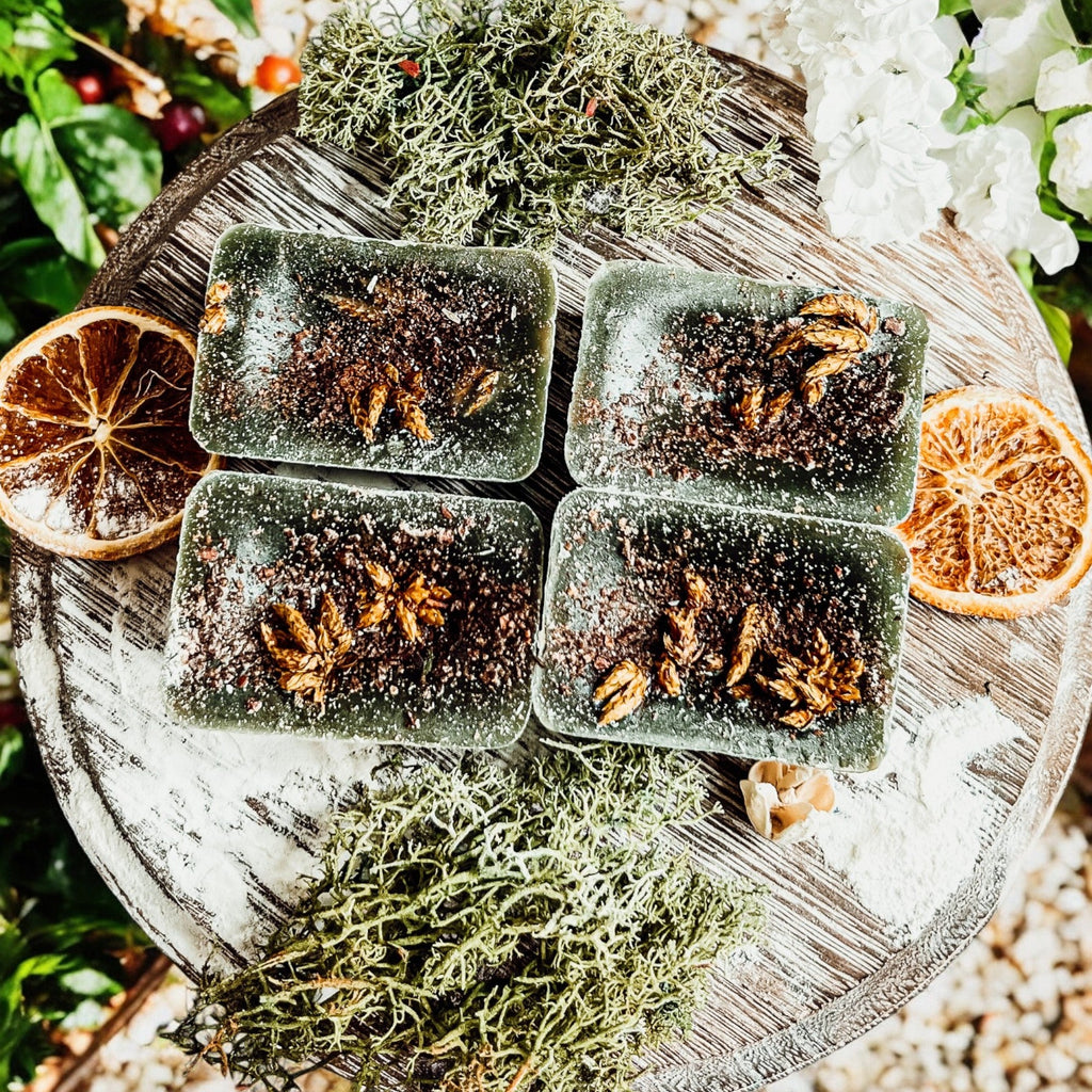 Natural XL Secret Garden Wax Melts – Fresh Citrus & Tropical Blend (4 Cubes)
