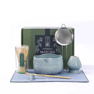 Strabella Matcha Whisk Set – Complete Bamboo & Ceramic Tea Set
