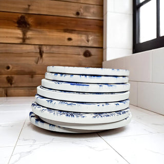 Blue & White Chinoiserie Ceramic Coasters – Classic Porcelain-Inspired Designs