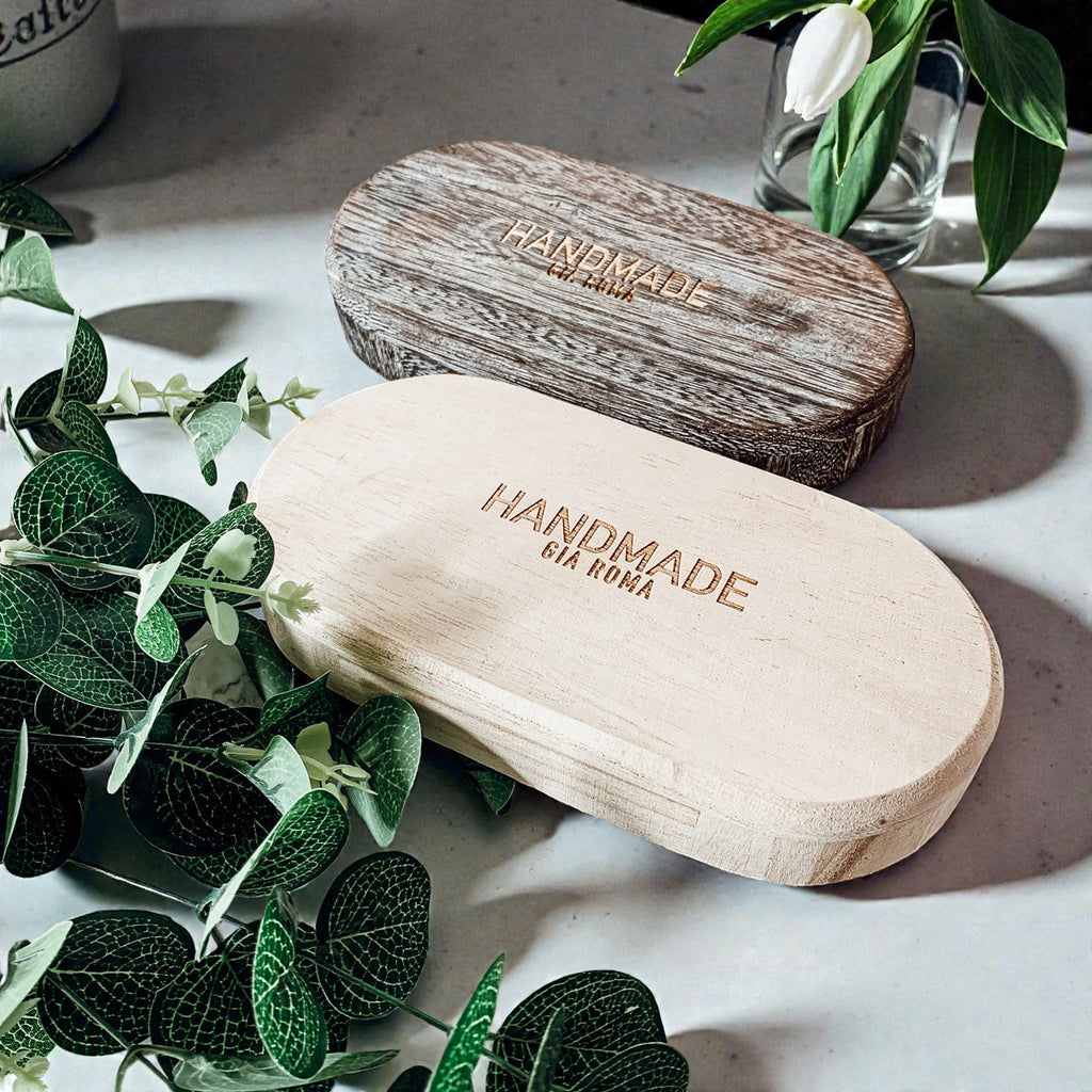 Rustic Wooden Trinket Tray – Handmade Paulownia Wood Organizer
