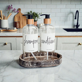 Rustic Wooden Trinket Tray – Handmade Paulownia Wood Organizer