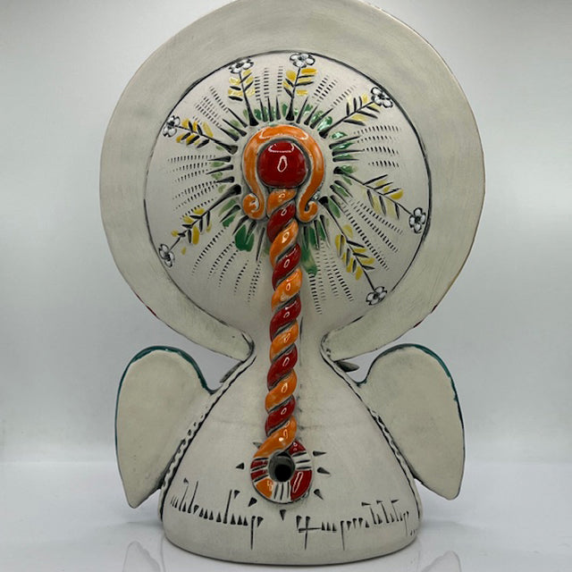 Angel of Blooming Hope – Love Angel Ceramic Sculpture by Aram Hunanyan