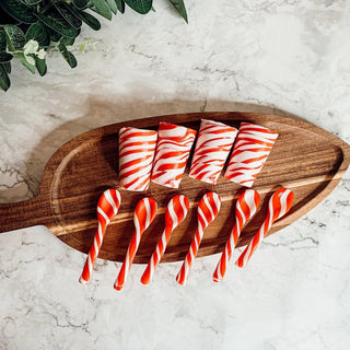 Holiday Edible Sugar Spoons – Peppermint, Cinnamon or Hot Cocoa (Set of 6)