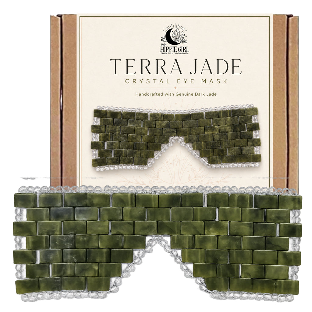 Terra Jade Natural Eye Mask – Cooling Xiuyan Jade Crystal Eye Therapy