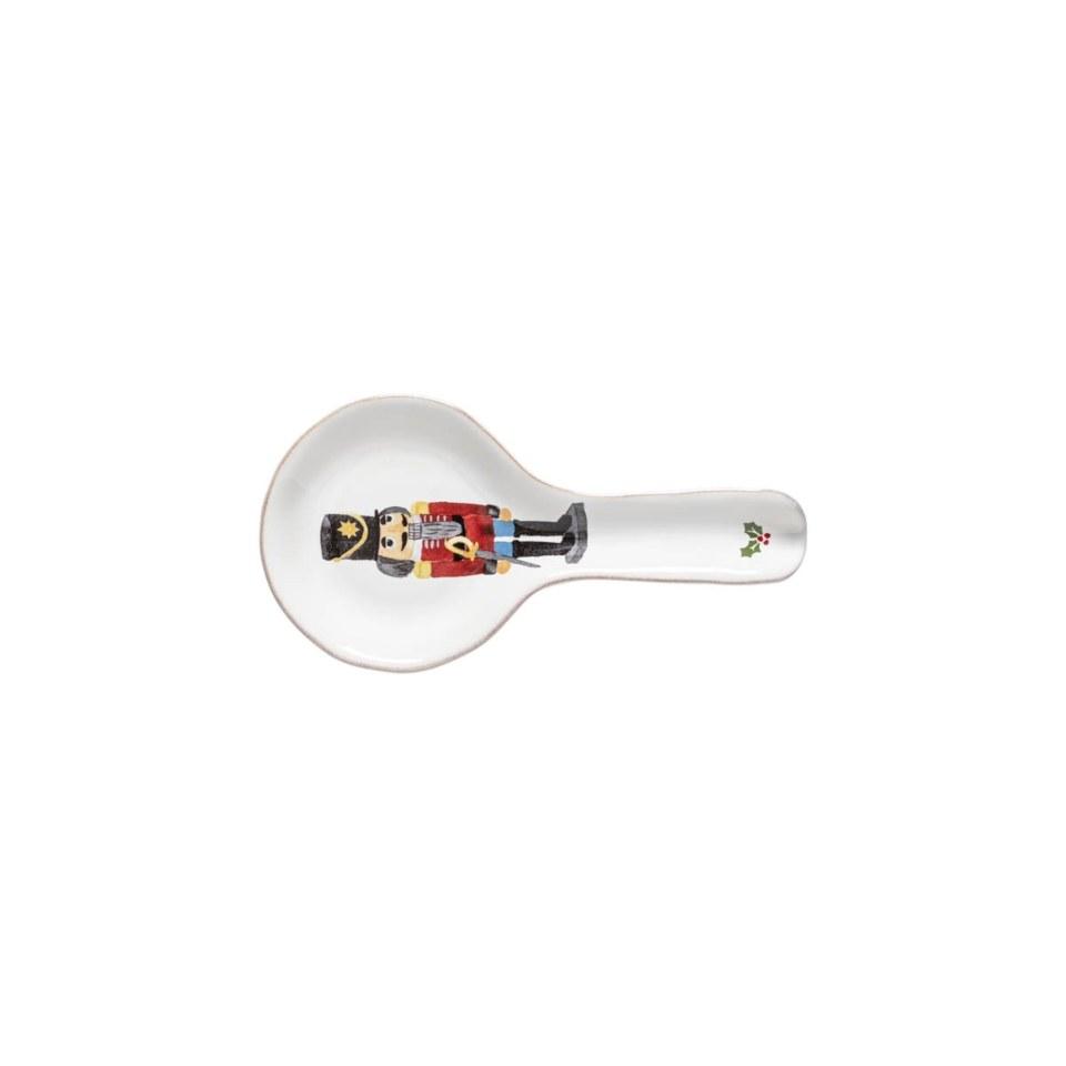 COSTA NOVA Spoon Rest – White Ceramic Kitchen Accessory