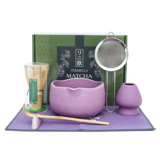 Strabella Matcha Whisk Set – Complete Bamboo & Ceramic Tea Set