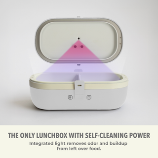 Self-Heating Lunch Box With USB-C Cord and UV LIGHT SANITIZER